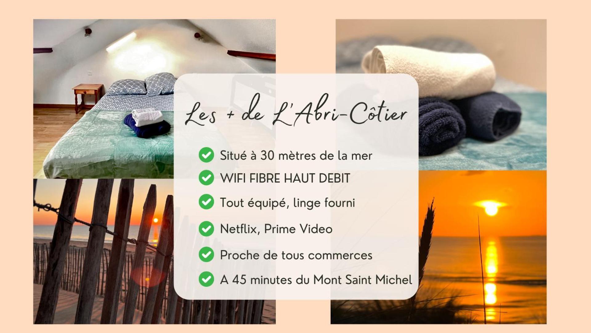 L'Abri-Cotier A 30 Metres De La Mer Annoville エクステリア 写真
